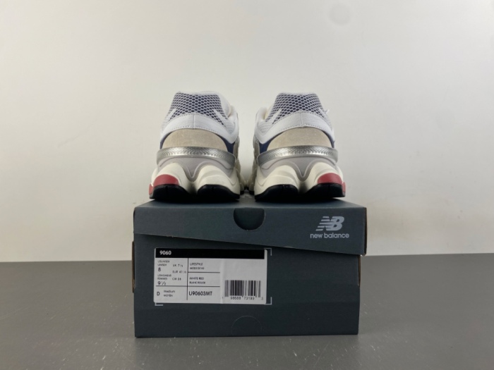 New Balance 9060 White Shadow Red U90603MT