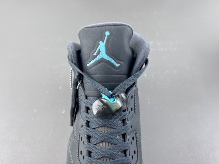 Air Jordan 5 Retro SoleFly Black Aurora Green IU0734-001