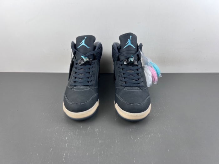 Air Jordan 5 Retro SoleFly Black Aurora Green IU0734-001