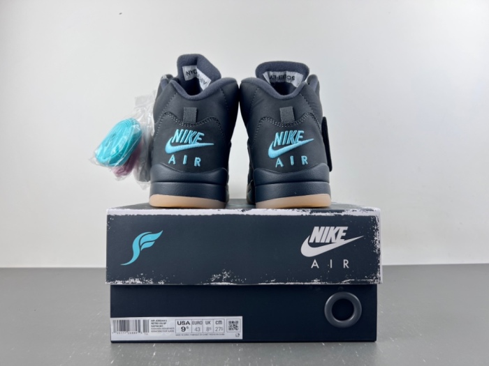 Air Jordan 5 Retro SoleFly Black Aurora Green IU0734-001