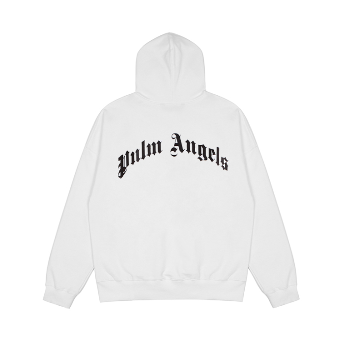 [buy more save more] Palm Angels flag bear hoodie black & white