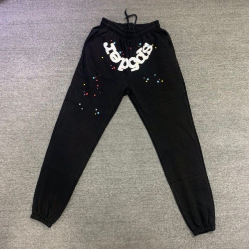 Young Thug Sp5der Black stars sweat pants