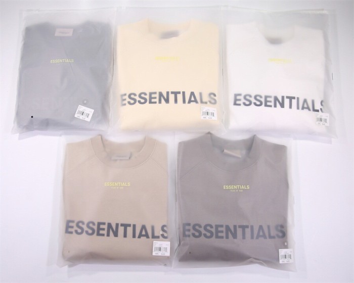 [buy more save more] 1:1 quality version essentials crewneck 6 colors (With 2021 new plastic bags)