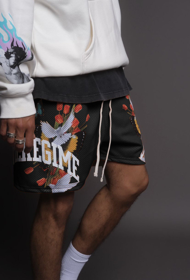  Civilregime mesh shorts