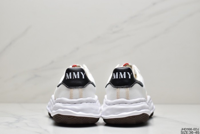 Mihara Yasuhiro MMY low shoes black white