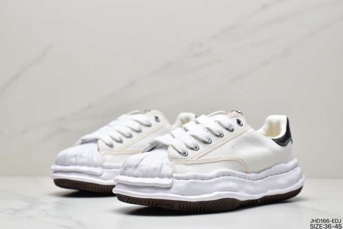 Mihara Yasuhiro MMY low shoes black white