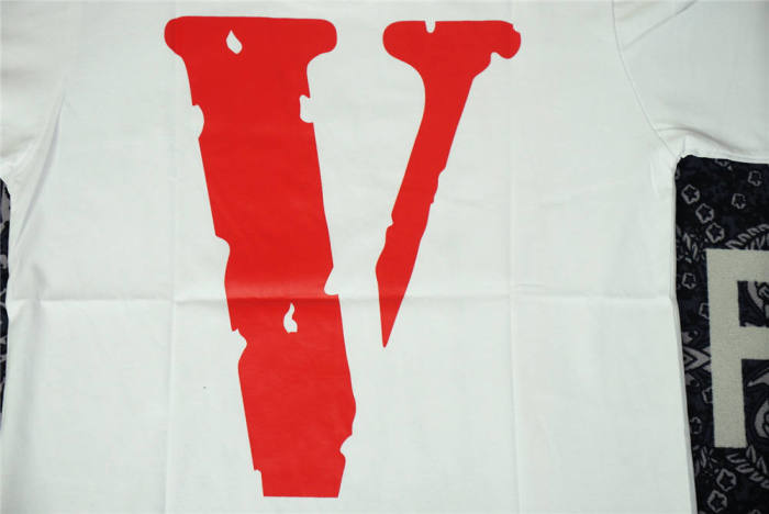 Vlone White Red Logo T-Shirts