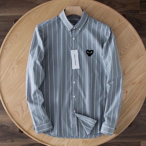 [Buy more Save more] CDG Play black logo stripe shirt