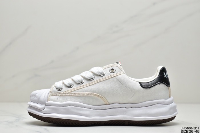 Mihara Yasuhiro MMY low shoes black white