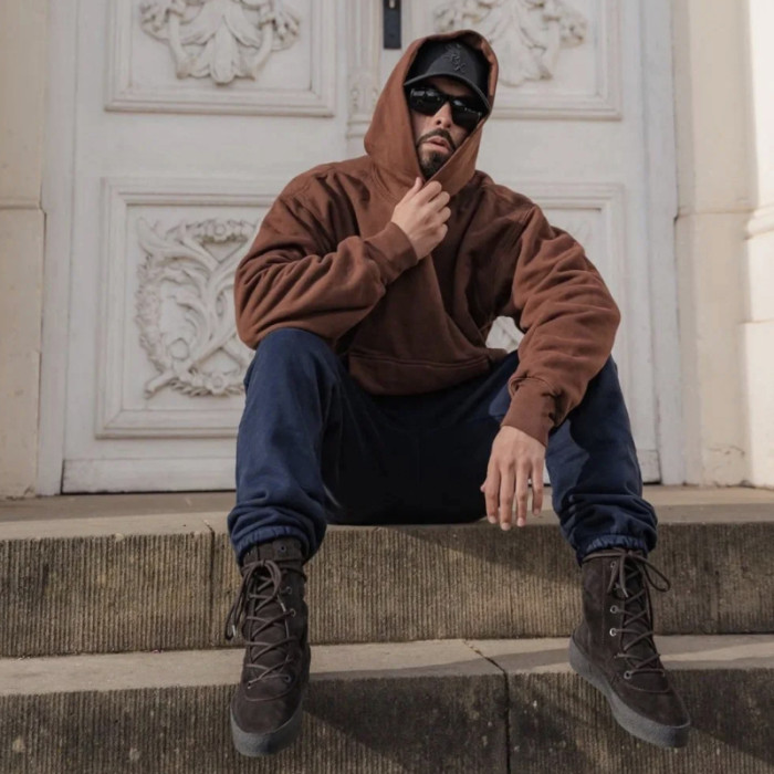 [Buy more Save more]Yeezy pure color oversized hoodie 5 colors