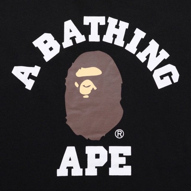 [50% Off]A Bathing Ape Bape Bape man head letter print couple t-shirt 4 colors 16822948