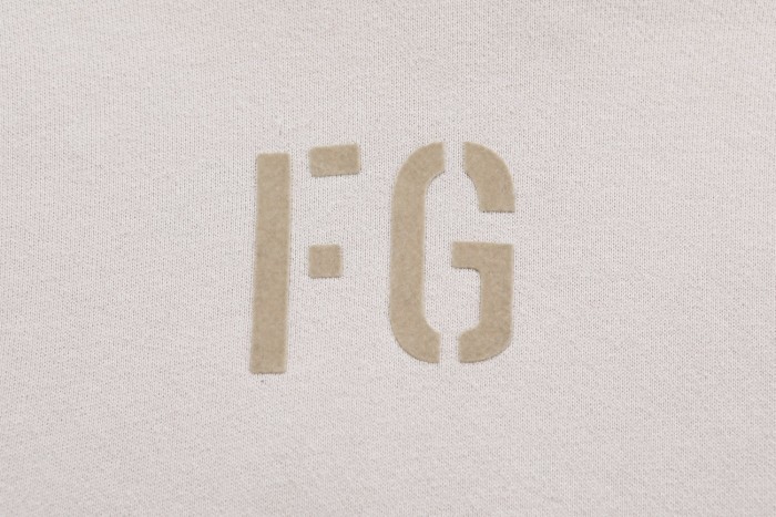 [buy more save more] 1:1 quality version Fear of God 7th Collection FG flocking logo hoodie 2 colors