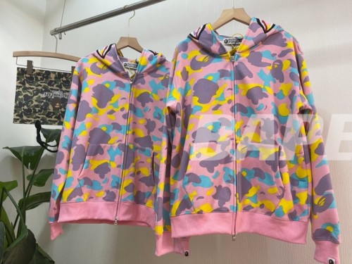 [Buy more Save more] Bape colorful bear camo shark hoodie