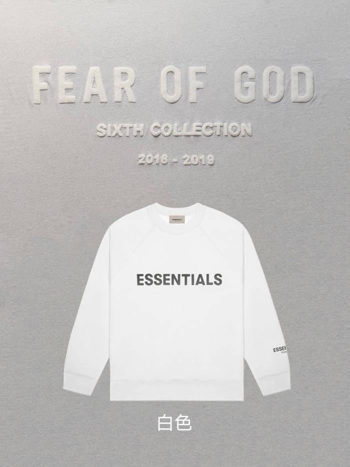 [buy more save more] 1:1 quality version essentials crewneck 6 colors (With 2021 new plastic bags)