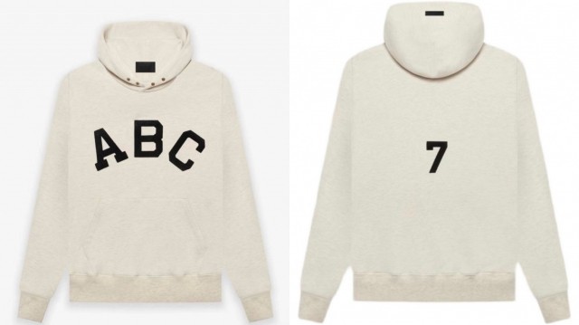 1:1 quality version  7th Collection 21FW ABC 7 hoodie