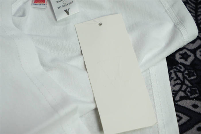 Vlone White Red Logo T-Shirts
