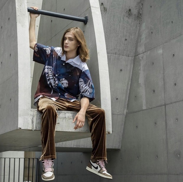 [Buy more Save more]Street style velvet pants black brown