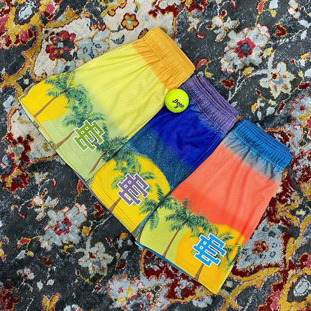  Eric Emanuel EE logo coconut tree shorts 6 colors