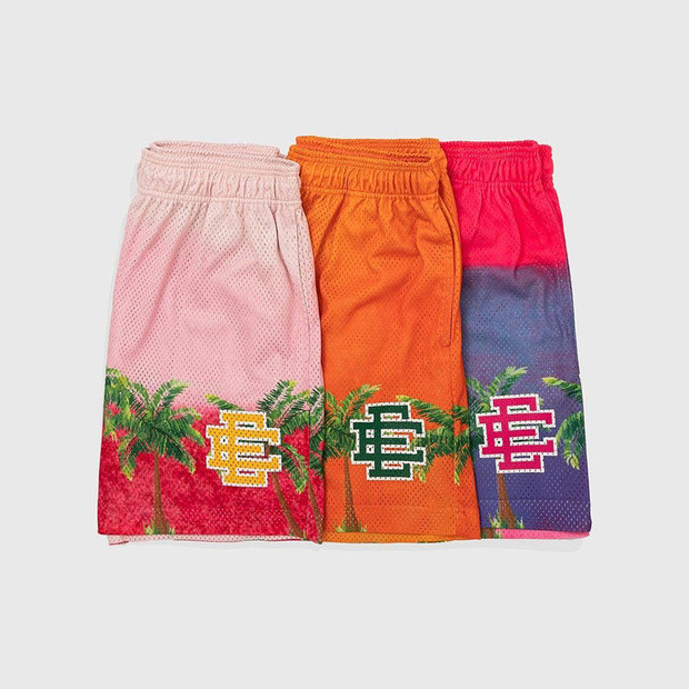  Eric Emanuel EE logo coconut tree shorts 6 colors