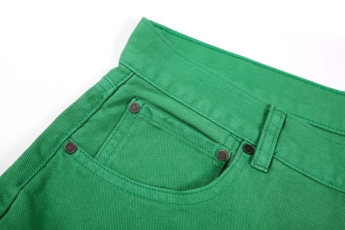 [Buy more Save more]Kapital Bone logo denim jeans green Travis Scott