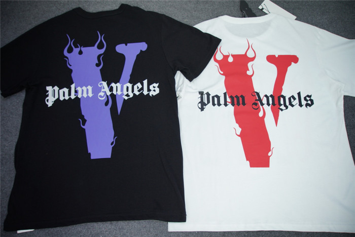 [buy more save more] Vlone x Palm Flame Tee White Black