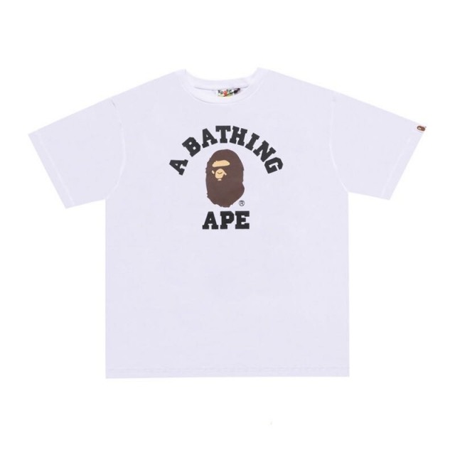 [50% Off]A Bathing Ape Bape Bape man head letter print couple t-shirt 4 colors 16822948