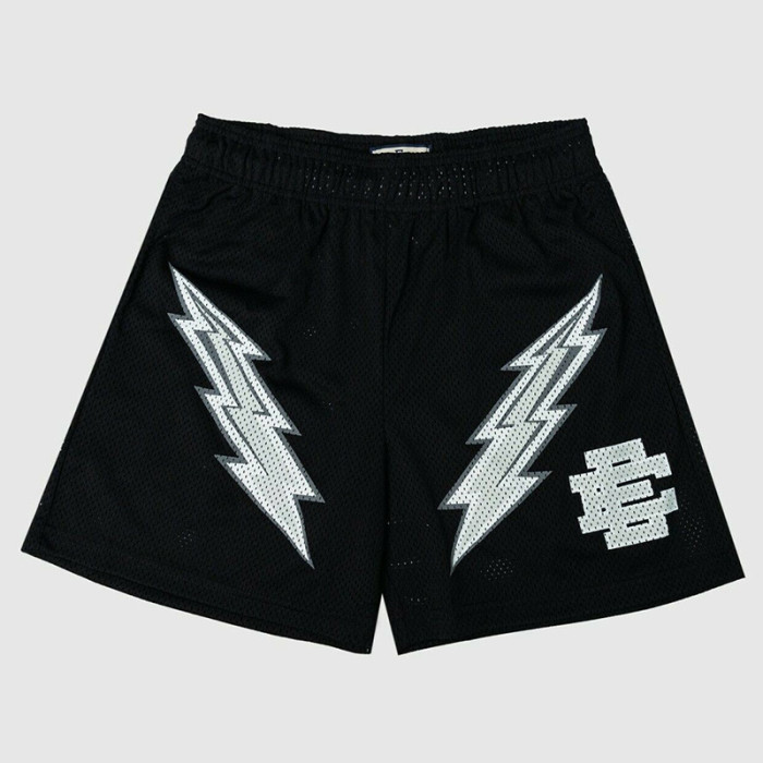  Eric Emanuel Golden state Warriors double lighting logo shorts 8 colors