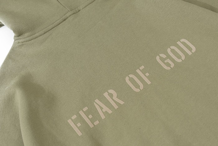 [buy more save more] 1:1 quality version Fear of God 7th Collection FG flocking logo hoodie 2 colors