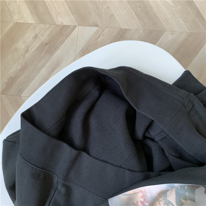 1:1 quality version Fear Of God fog Flower hoodie Black White