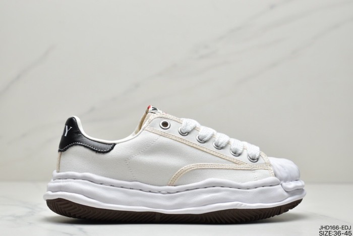 Mihara Yasuhiro MMY low shoes black white