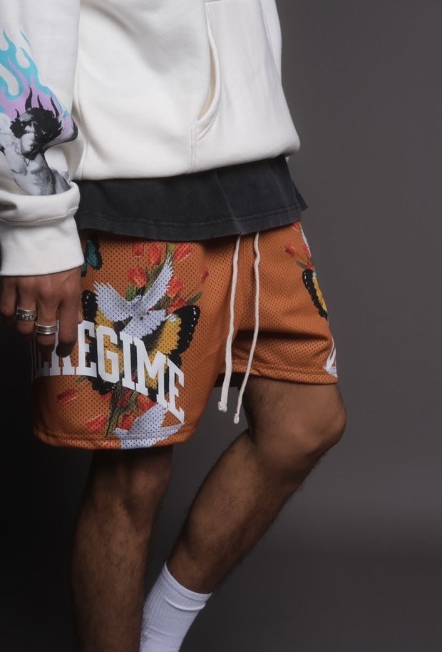  Civilregime mesh shorts