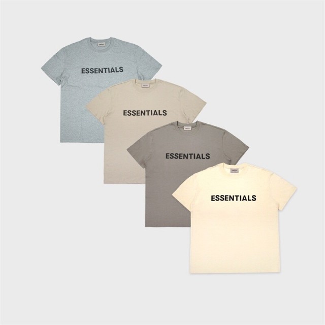 [buy more save more] 1:1 quality version Fear of God Fog ESSENTIALS 21ss classic tee 8 colors (With 2021 new plastic bag)