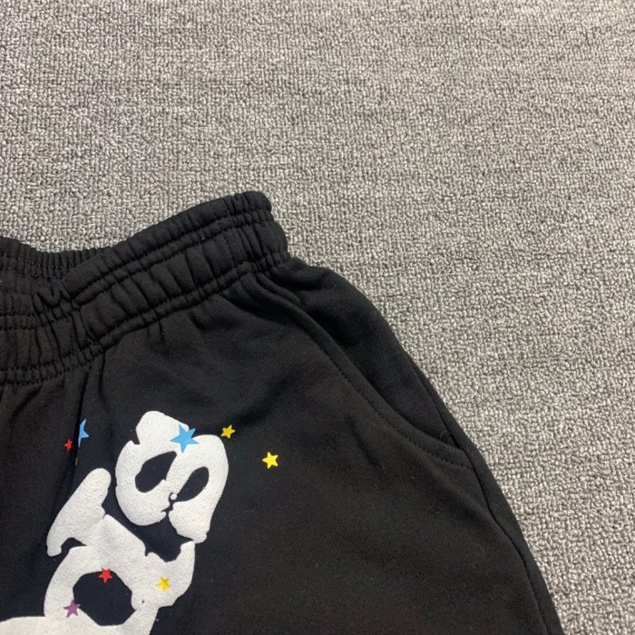 Young Thug Sp5der Black stars sweat pants