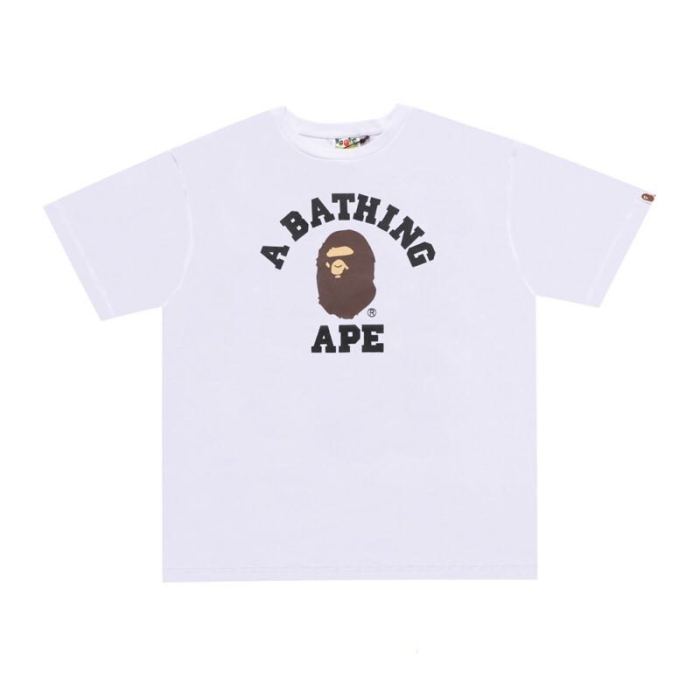 [50% Off]A Bathing Ape Bape Bape man head letter print couple t-shirt 4 colors 16822948