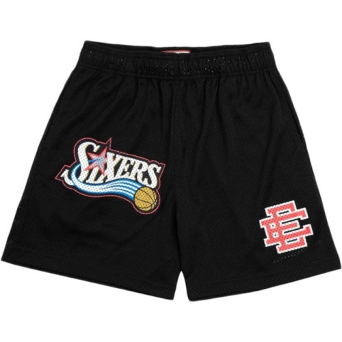 Eric Emanuel Sixers logo shorts 8 colors
