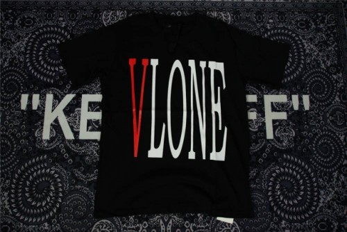 Vlone White Red Logo T-Shirts