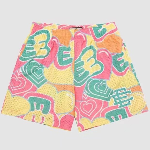  Eric Emanuel heart logo shorts 3 colors