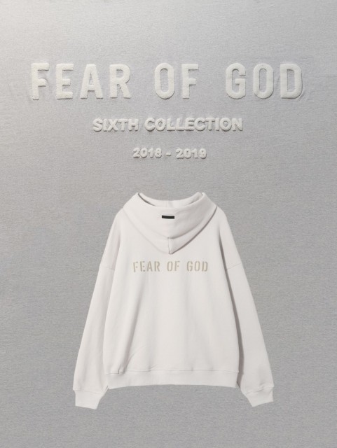 [buy more save more] 1:1 quality version Fear of God 7th Collection FG flocking logo hoodie 2 colors