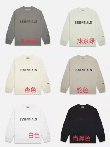 [buy more save more] 1:1 quality version essentials crewneck 6 colors (With 2021 new plastic bags)