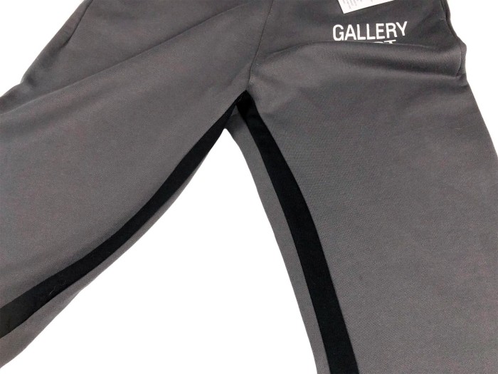 spliced wide-leg trousers