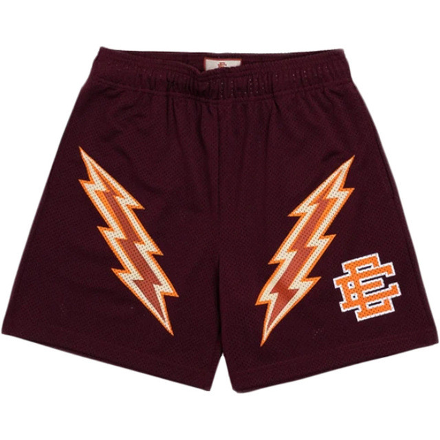  Eric Emanuel Golden state Warriors double lighting logo shorts 8 colors