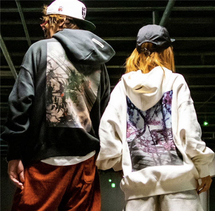 1:1 quality version Fear Of God fog Flower hoodie Black White