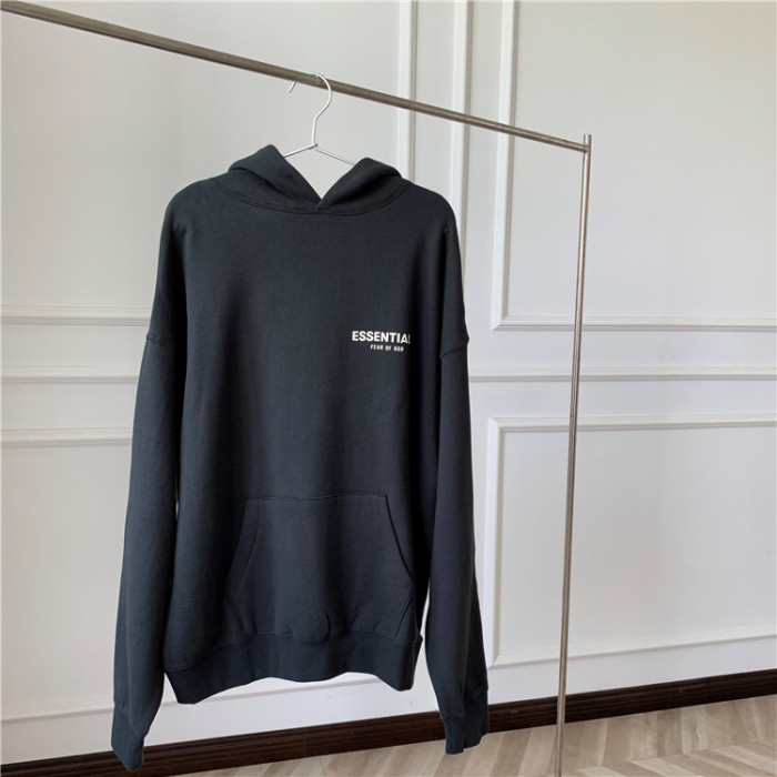 1:1 quality version Fear Of God fog Flower hoodie Black White