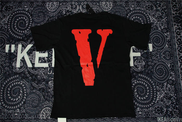 Vlone White Red Logo T-Shirts
