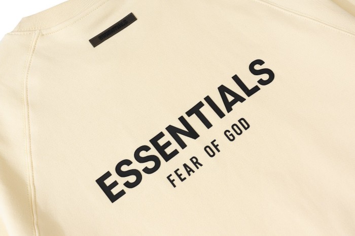 [50% Off]Fear Of God (Essentials) 1:1 quality version Fear of God ESSENTIALS 21FW back logo sweatshirt 5 colors 16823482