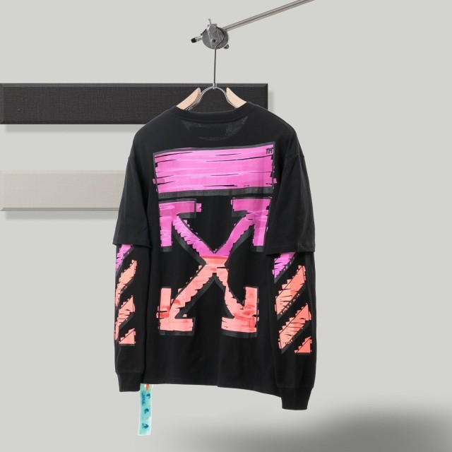 [Buy More Save More]Off white double cross arrow sweatshirt 2 colours