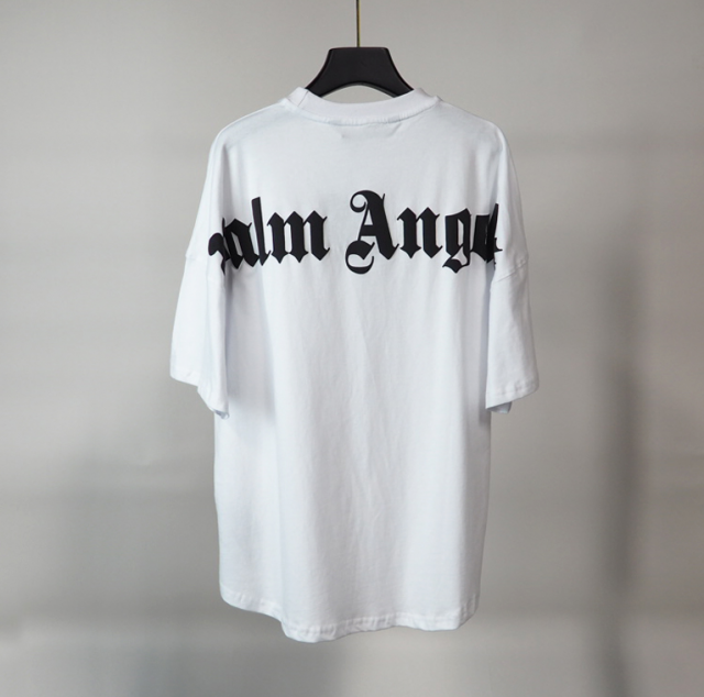 Palm angels foaming printing logo tee