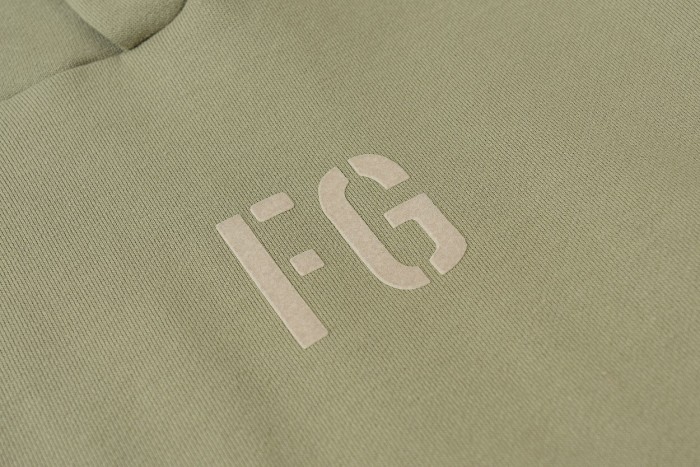[buy more save more] 1:1 quality version Fear of God 7th Collection FG flocking logo hoodie 2 colors