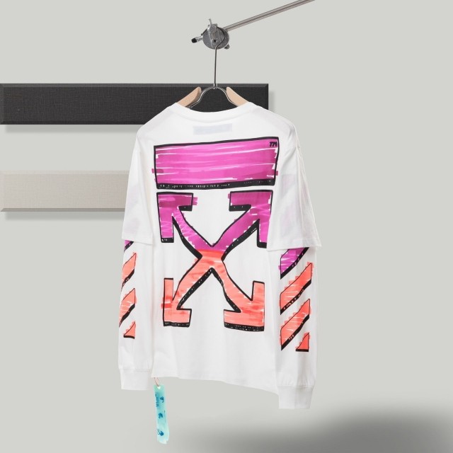 [Buy More Save More]Off white double cross arrow sweatshirt 2 colours