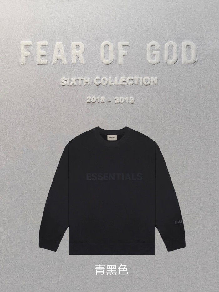 [buy more save more] 1:1 quality version essentials crewneck 6 colors (With 2021 new plastic bags)